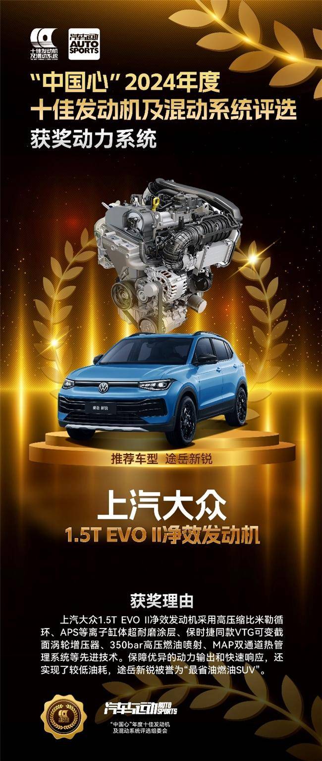 上汽大眾SUV途岳新銳發(fā)動機(jī)獲獎，實車測試表現(xiàn)出色(圖1)