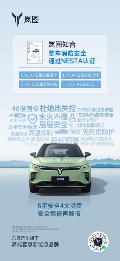 16層電池防護(hù)結(jié)構(gòu)！電池與消防測試滿分，嵐圖知音榮獲NESTA認(rèn)證！(圖6)